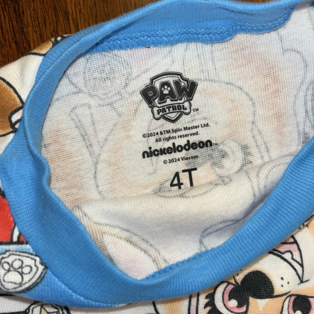 NWT Nickelodeon Paw Patrol Pajamas - Picture 2 of 4